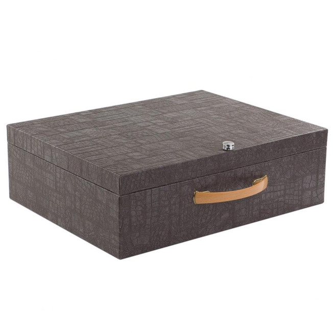 Лоток для бумаги А4 из малахита