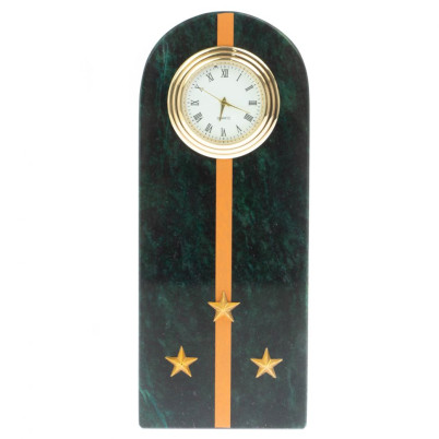 Часы &quot;Погон старший лейтенант МЧС&quot; камень змеевик