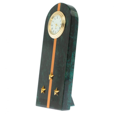 Часы &quot;Погон старший лейтенант МЧС&quot; камень змеевик