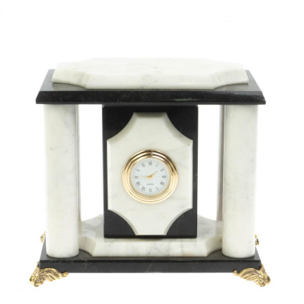 Часы из мрамора 17х12х17 см