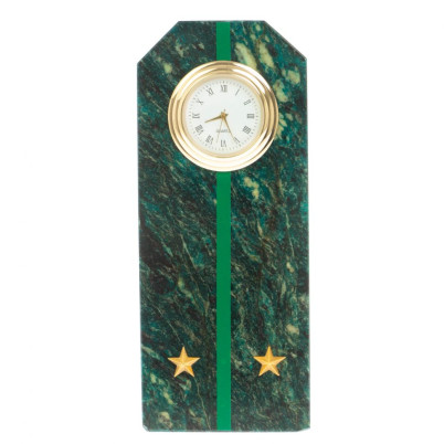 Часы-погон &quot;Лейтенант прокуратуры РФ&quot; камень змеевик