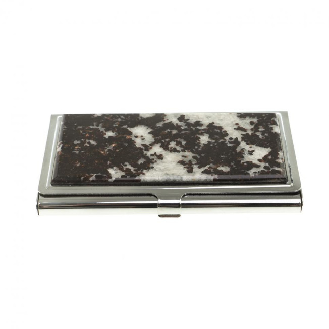 Карманная визитница из камня флогопит