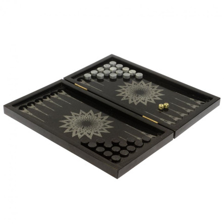 Нарды с гравировкой "Орел" камень гранит