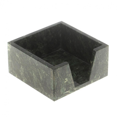 Лоток для бумаг &quot;Кубарик&quot; из шабровского змеевика 11х11х5 см