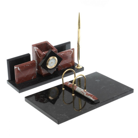 Письменный прибор "Менеджер" камень креноид