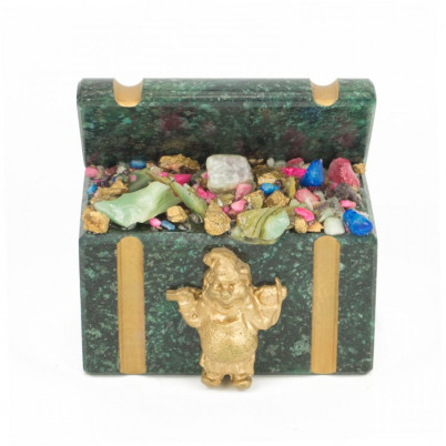 Сувенир &quot;Сундучок&quot; змеевик