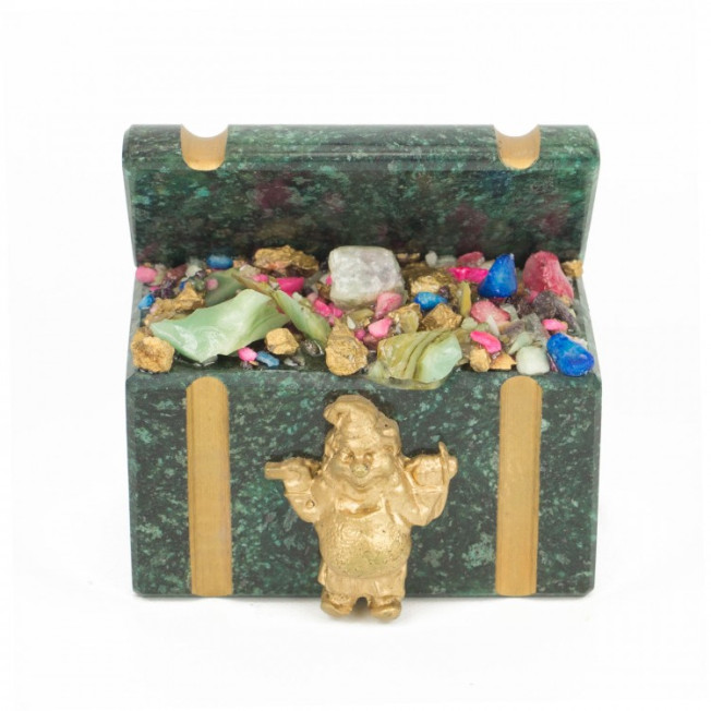 Сувенир &quot;Сундучок&quot; змеевик