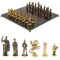 Подарочные шахматы из бронзы "Римские" 44х44 см лемезит