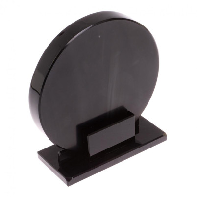 Диск из черного обсидиана 15 см (обсидиановое зеркало)