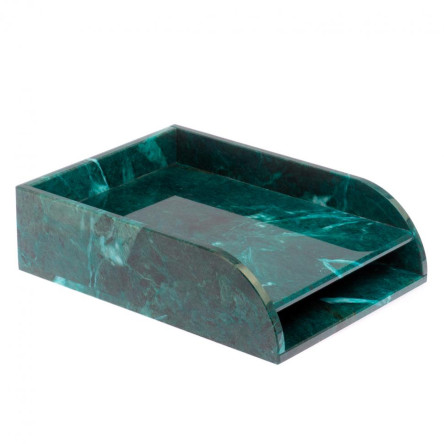 Лоток для бумаг А4 двухъярусный змеевик