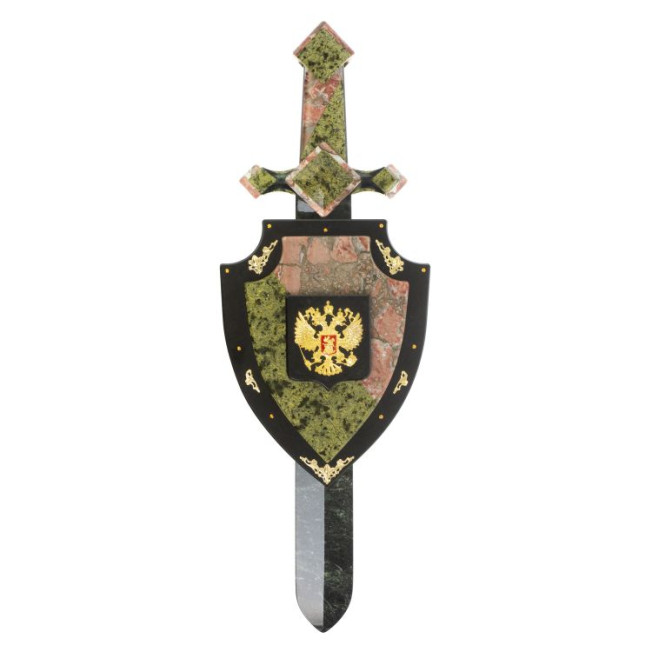 Настенный сувенир &quot;Щит и меч&quot; с гербом России