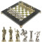 Шахматы "Олимпийские игры" доска 28х28 см мрамор змеевик