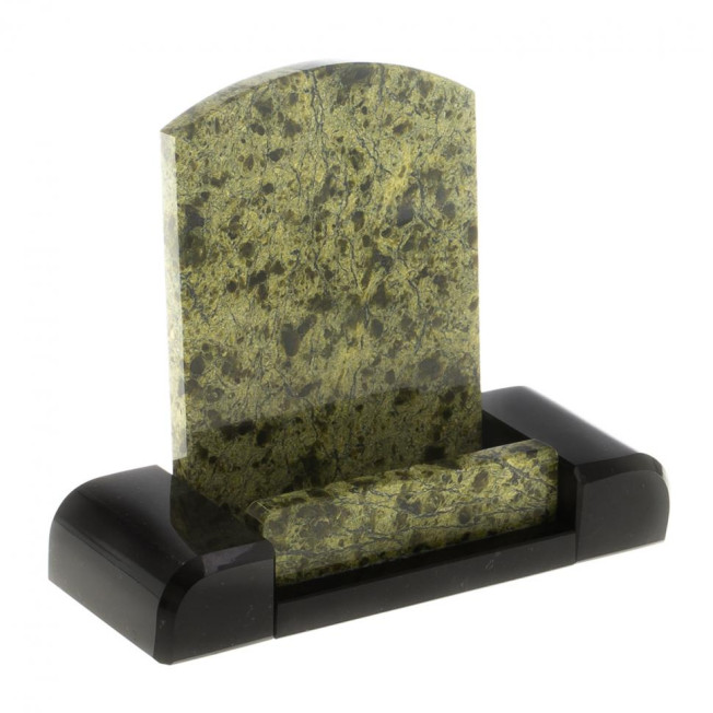 Письменный набор &quot;Орел&quot; из змеевика с бюваром и лотком для бумаг А4