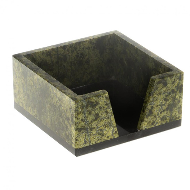 Письменный набор &quot;Орел&quot; из змеевика с бюваром и лотком для бумаг А4