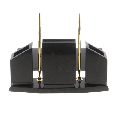 Письменный набор &quot;Супер&quot; с гербом РФ камень лемезит