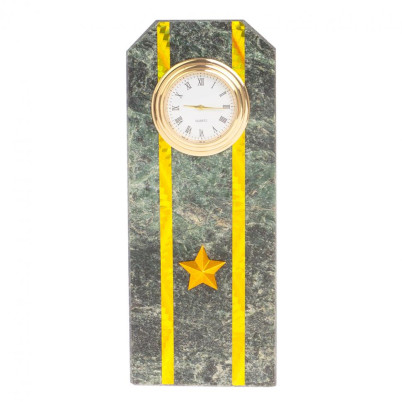 Часы &quot;Погон майор таможни&quot; камень змеевик