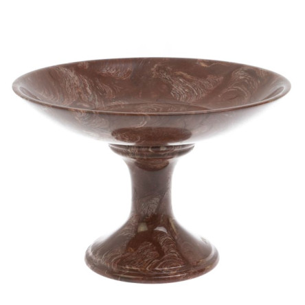 Фруктовница из камня лемезит 22х22х15 см