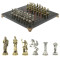 Шахматы "Атлас" доска 28х28 см из камня лемезит змеевик