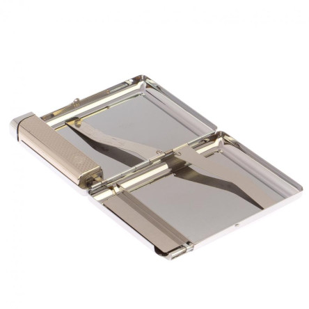 Портсигар на 20 сигарет с зажигалкой камень серафинит