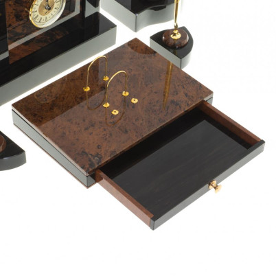 Письменный набор &quot;Королевский&quot; из обсидиана