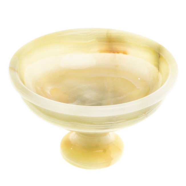 Ваза для фруктов из оникса 12,5х12,5х8 см