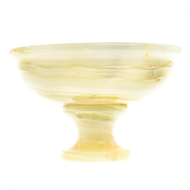 Ваза для фруктов из оникса 12,5х12,5х8 см