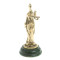 Статуэтка "Фемида" на подставке из нефрита