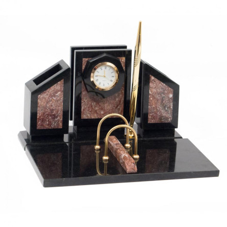 Настольный прибор "Супер" камень креноид