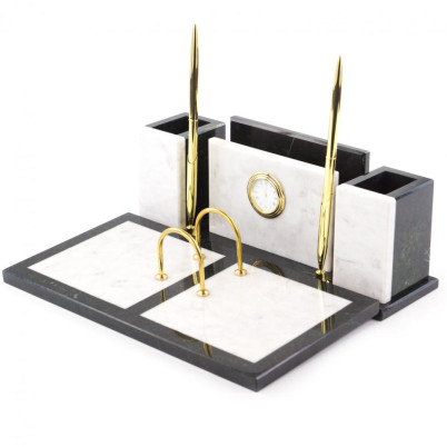 Письменный набор &quot;Советник&quot; из натурального мрамора