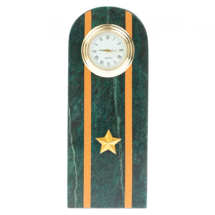 Часы "Погон майор МЧС" камень змеевик