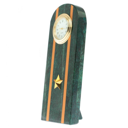 Часы "Погон майор МЧС" камень змеевик