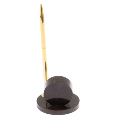 Часы настольные с ручкой камень чароит