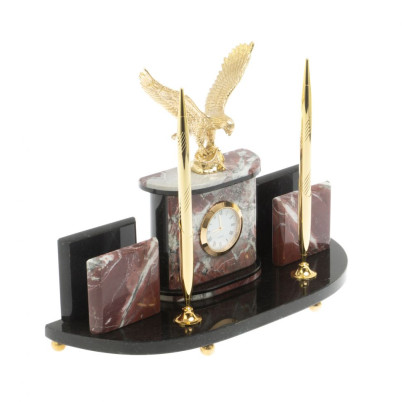 Письменный набор "Горный орел" бронза креноид