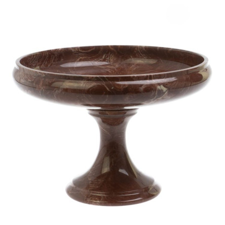 Фруктовница из лемезита 24х24х16,5 см