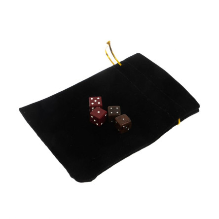 Кубики зарики 1 см красные и коричневые 4 шт