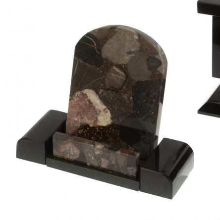 Настольный набор "Орел" из конгломерата с бюваром и лотком А4