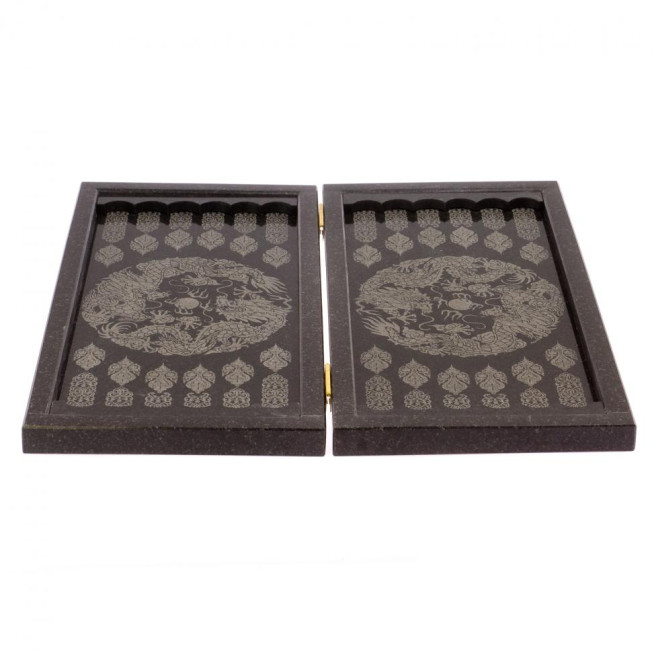 Каменные нарды &quot;Дракон&quot; из габбро-диабаза