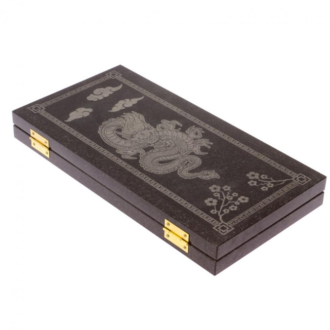 Каменные нарды &quot;Дракон&quot; из габбро-диабаза