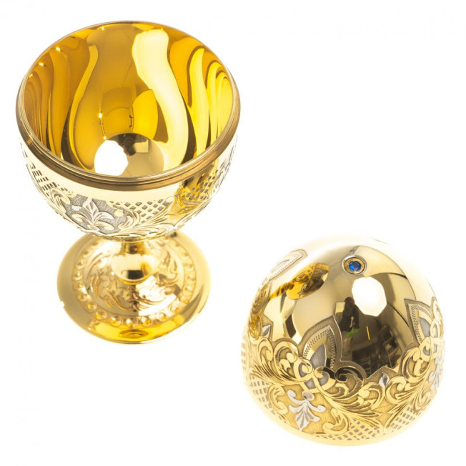 Сувенир яйцо 2 рюмки "Пасхальное" 40 мл Златоуст