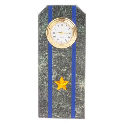 Часы "Погон майор ФСБ, ФСО" камень змеевик