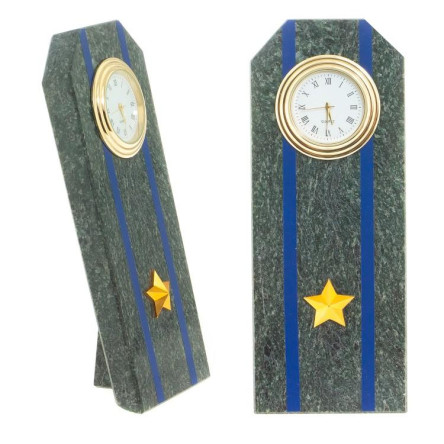 Часы "Погон майор ФСБ, ФСО" камень змеевик