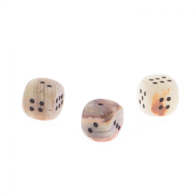 Кубик игральный камень оникс 1,9 см (0,75)