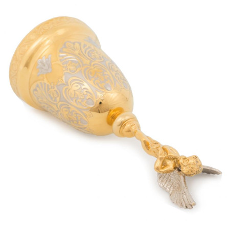 Бронзовый колокольчик "Ангел с дудочкой" в подарочной коробке Златоуст