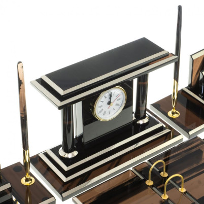 Письменный набор &quot;Кабинетный&quot; из чёрного обсидиана