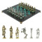 Шахматы подарочные "Галлы и Римляне" 36х36 см из змеевика