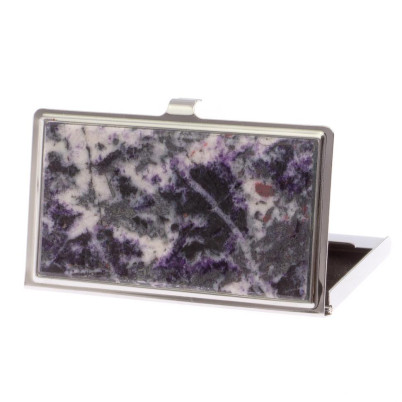 Карманная визитница из камня гетчеллит