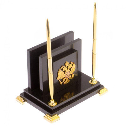 Набор для офисного стола &quot;Визир&quot; с гербом России