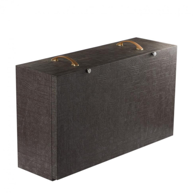 Письменный набор "Сенатор" с лампой камень малахит Златоуст