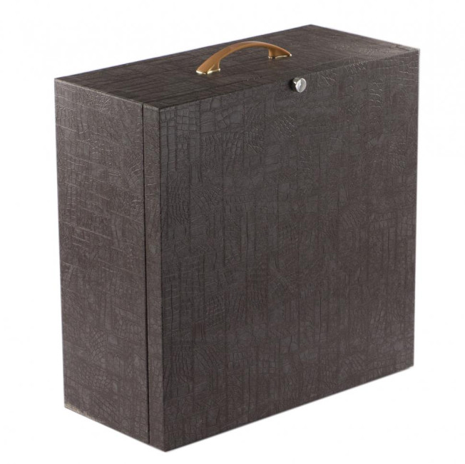 Письменный набор "Сенатор" с лампой камень малахит Златоуст