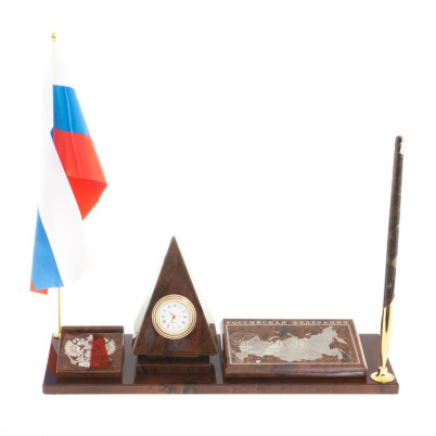 Мини-набор &quot;Карта-пирамида&quot; коричневый обсидиан